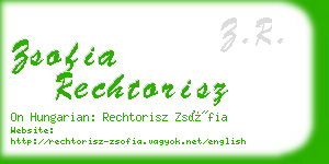zsofia rechtorisz business card
